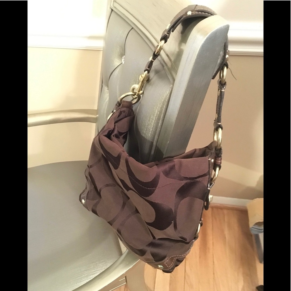COACH signature bag w/ matching wallet!